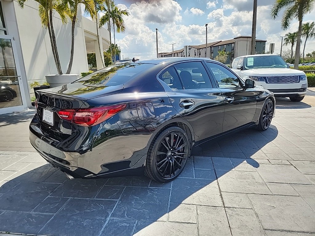 Used 2023 INFINITI Q50 Red Sport 400 w/ Black Opal Edition image 9