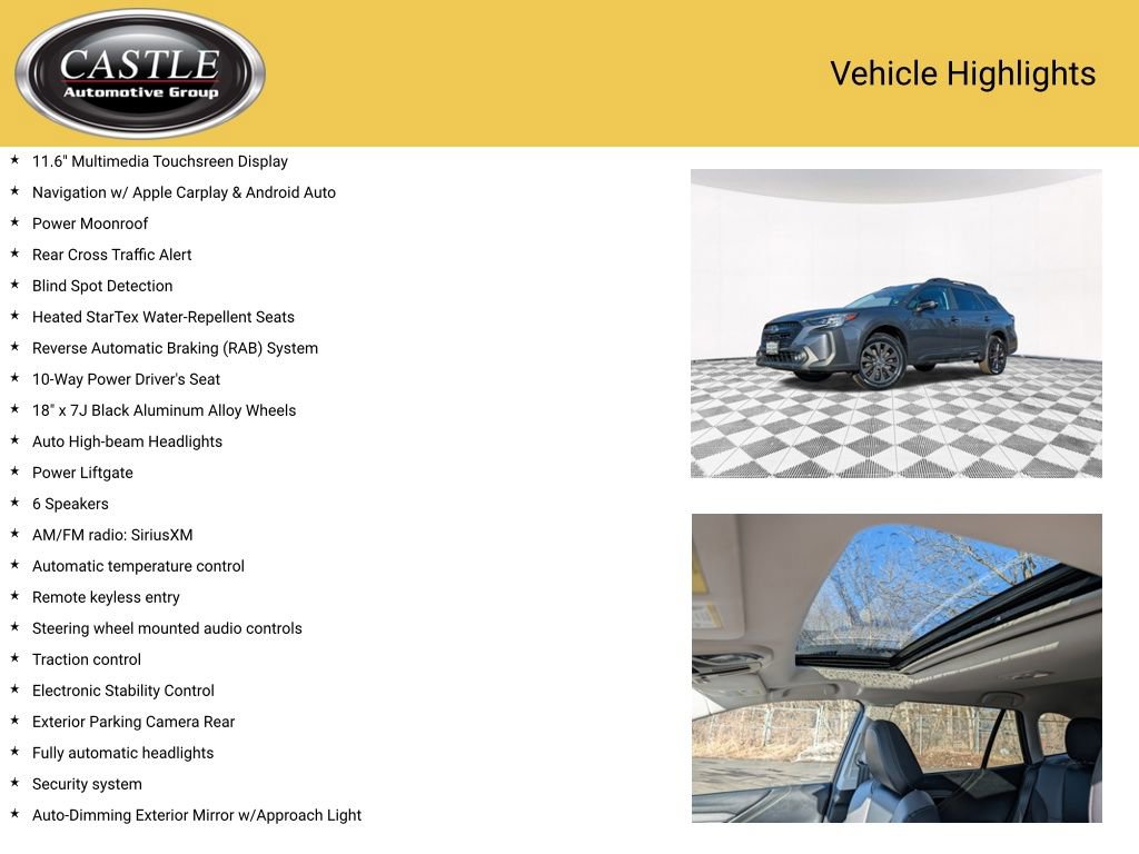 Certified 2023 Subaru Outback Onyx Edition image 4