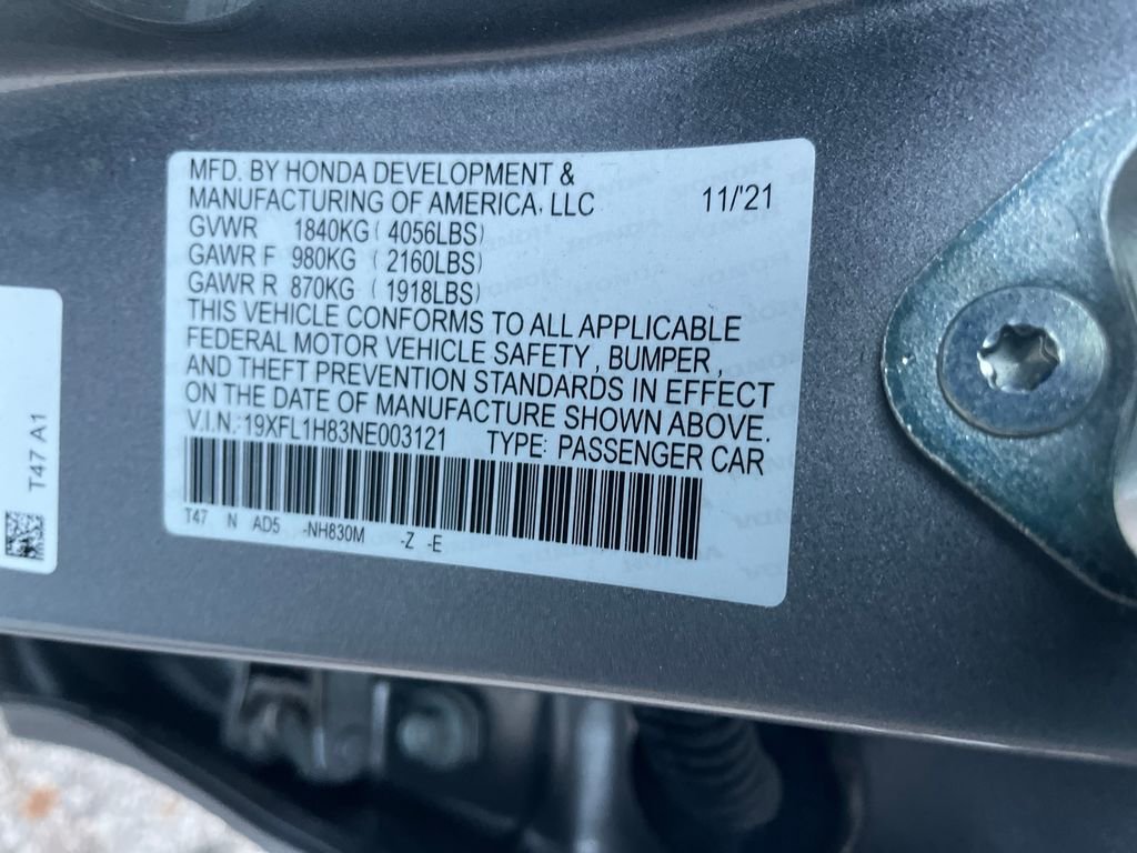 Used 2022 Honda Civic Sport Touring image 30