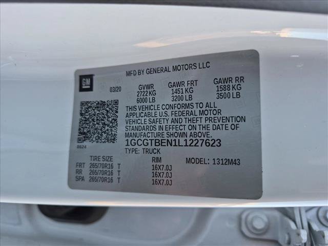 Used 2020 Chevrolet Colorado W/T w/ WT Convenience Package AWD/4WD image 23