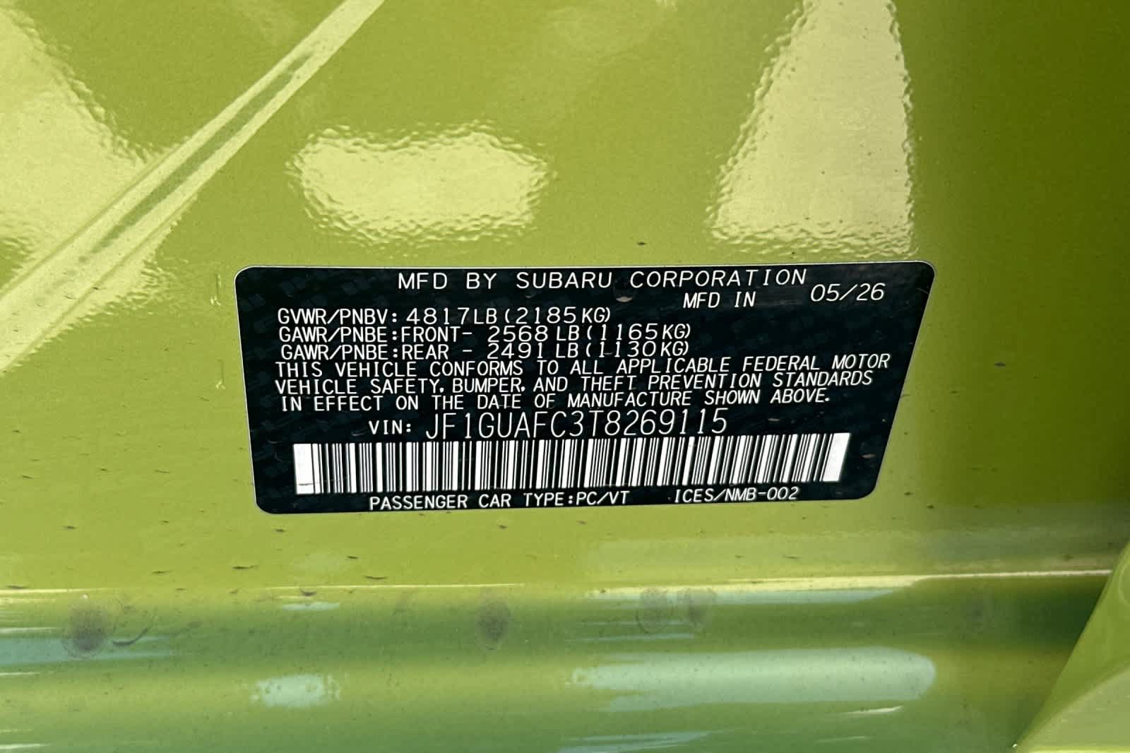 New 2026 Subaru Impreza 2.0i Sport AWD/4WD image 32