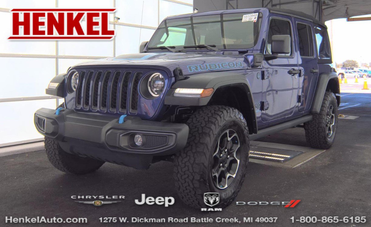 Used 2023 Jeep Wrangler Unlimited Rubicon 4xe image 1