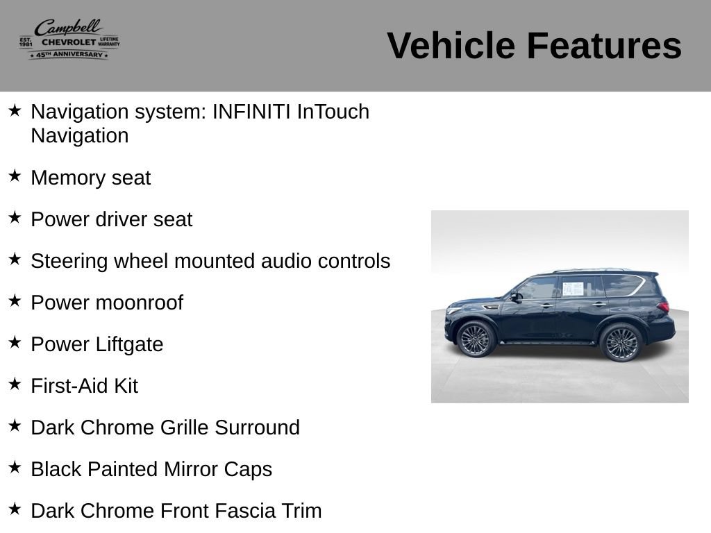 Used 2024 INFINITI QX80 Sensory AWD/4WD image 10
