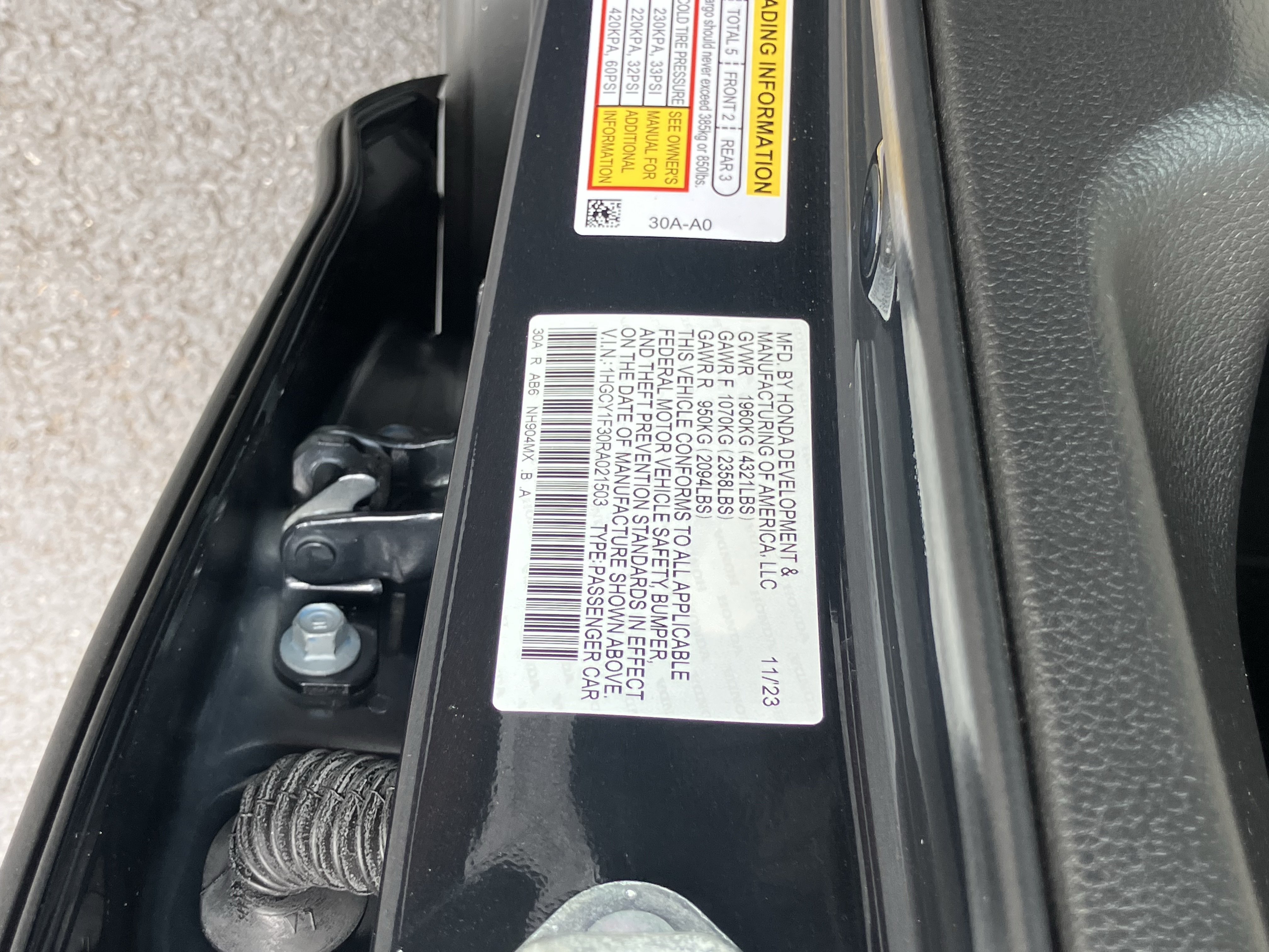 Certified 2024 Honda Accord EX image 30