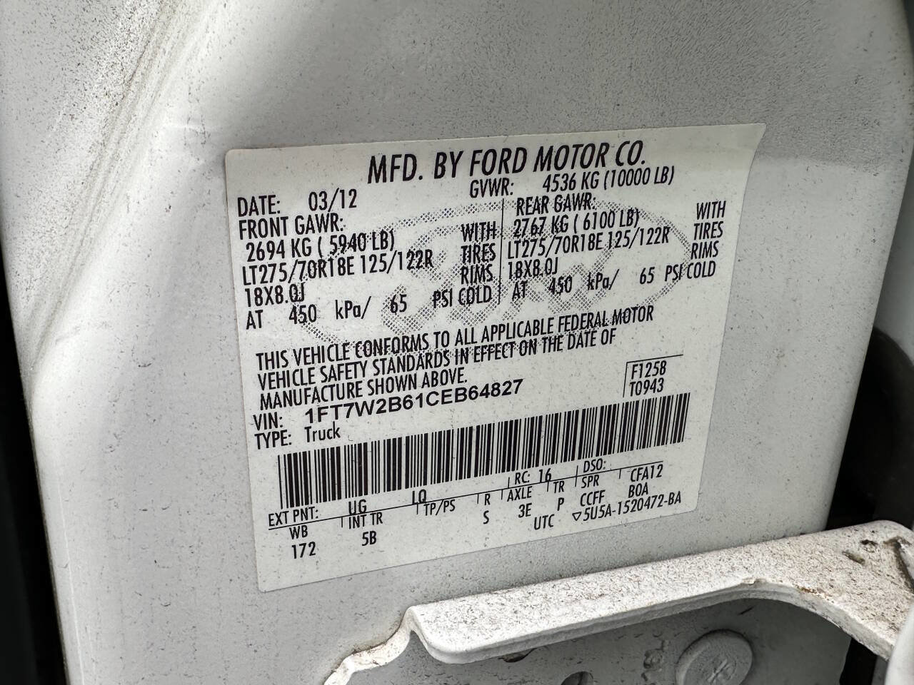 Used 2012 Ford F250 Lariat w/ Chrome Pkg image 20