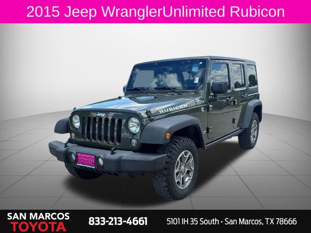 Used 2015 Jeep Wrangler Unlimited Rubicon w/ Connectivity Group AWD/4WD video 1