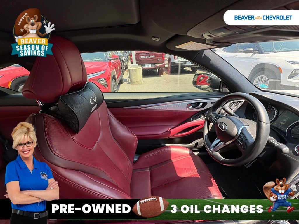 Used 2017 INFINITI Q60 Red Sport 400 RWD image 28