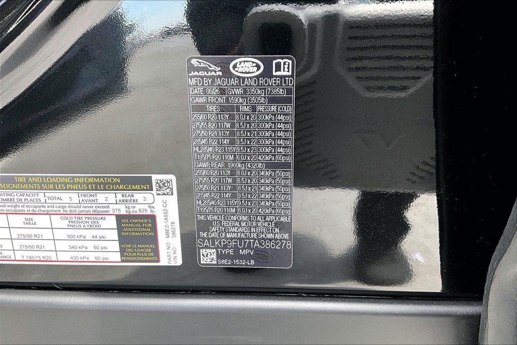 New 2026 Land Rover Range Rover SE AWD/4WD image 8