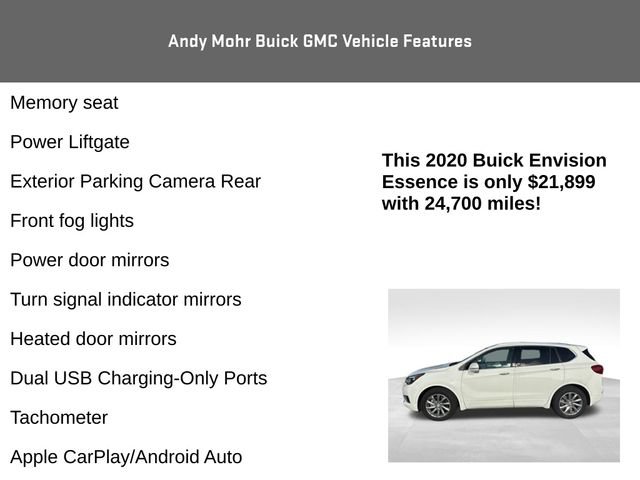 Used 2020 Buick Envision Essence FWD image 8