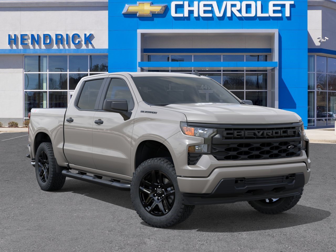 New 2026 Chevrolet Silverado 1500 Custom w/ Turbomax Blackout Package AWD/4WD image 9