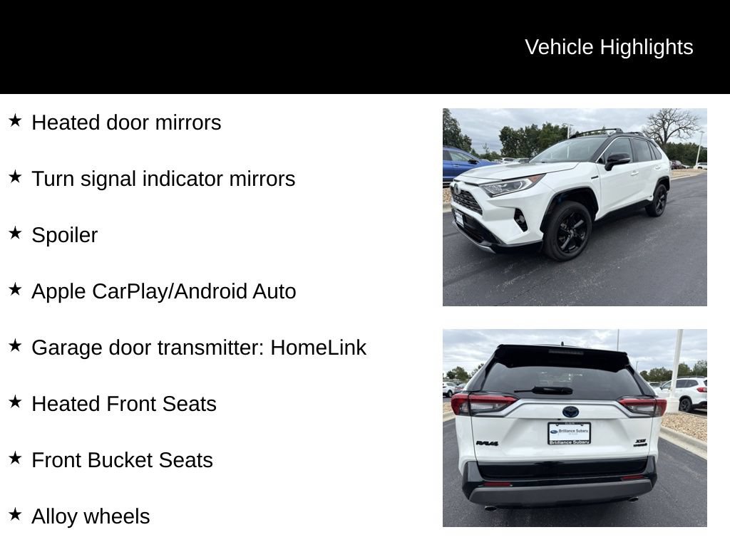 Used 2020 Toyota RAV4 XSE w/ XSE Grade Weather Package AWD/4WD image 13