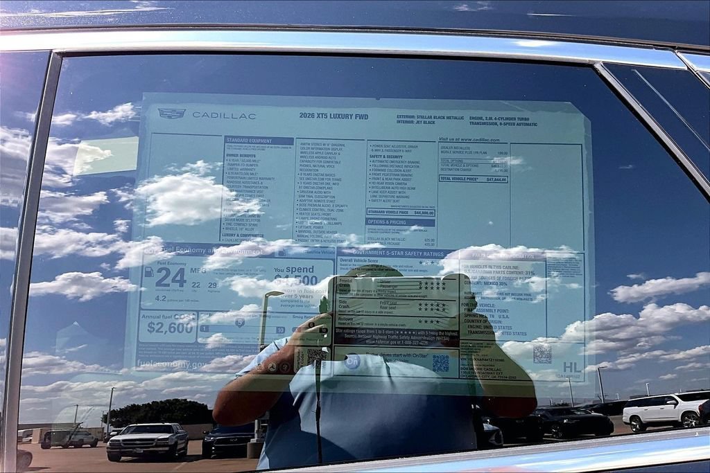 New 2026 Cadillac XT5 Luxury w/ LPO, Floor Liner Package FWD image 14