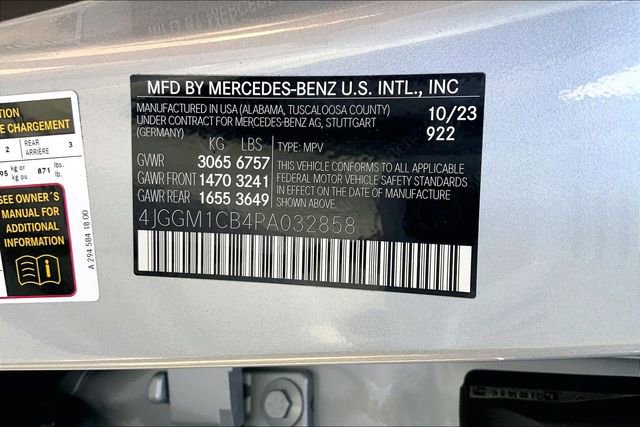 Used 2023 Mercedes-Benz EQE 350+ 4MATIC SUV image 4