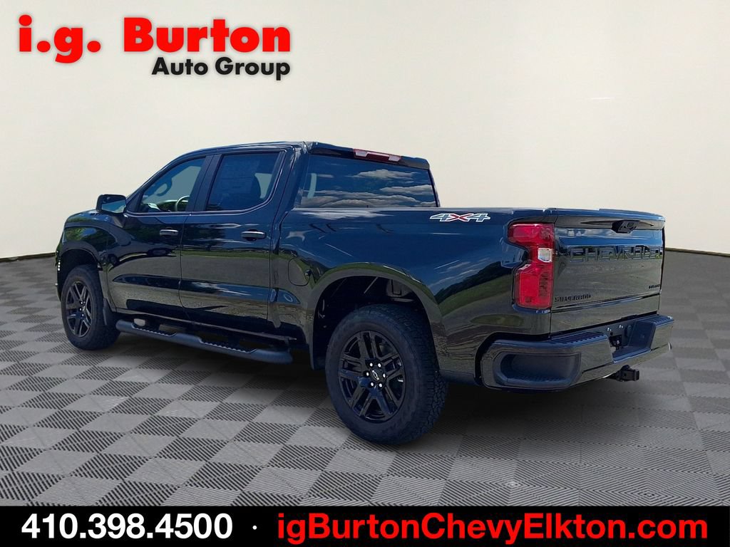 New 2026 Chevrolet Silverado 1500 Custom w/ Turbomax Blackout Package AWD/4WD image 3