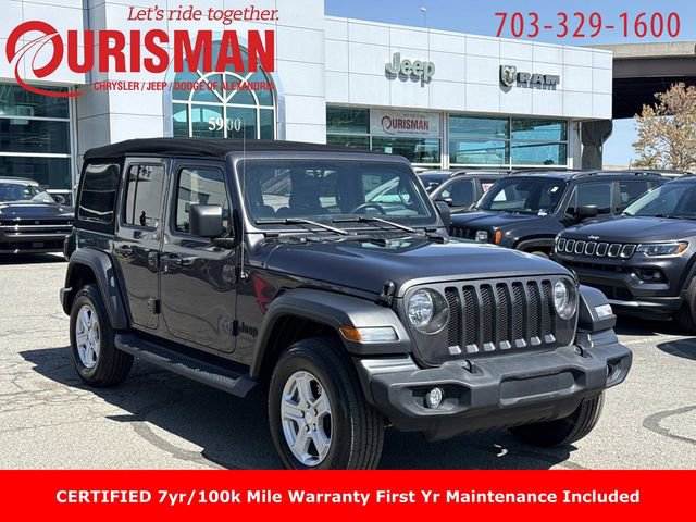 Certified 2022 Jeep Wrangler Unlimited Sport