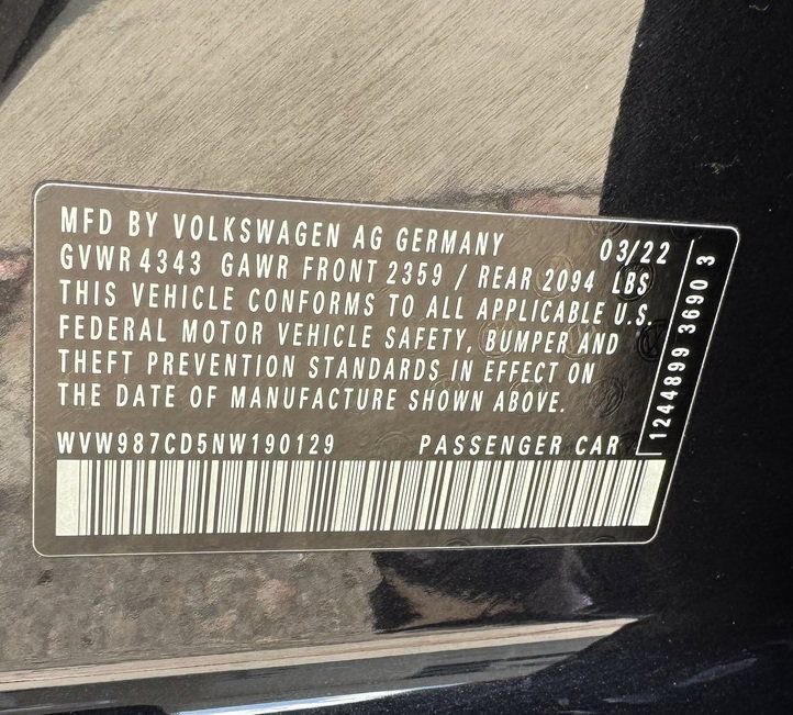 Used 2022 Volkswagen GTI SE w/ SE Leather Package FWD image 28