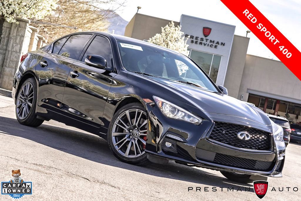 Used 2021 INFINITI Q50 Red Sport 400 w/ Proactive Package image 1