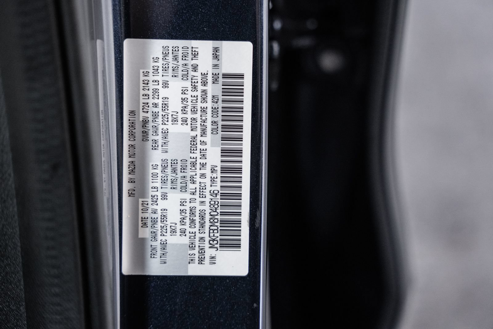 Used 2021 MAZDA CX-5 Grand Touring AWD/4WD image 43