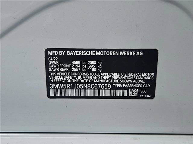 Used 2022 BMW 330i Sedan w/ M Sport Package RWD image 20