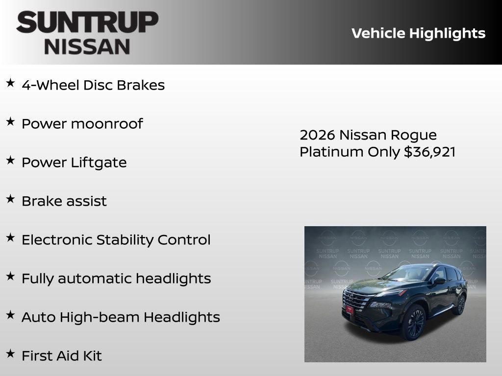 New 2026 Nissan Rogue Platinum AWD/4WD image 30