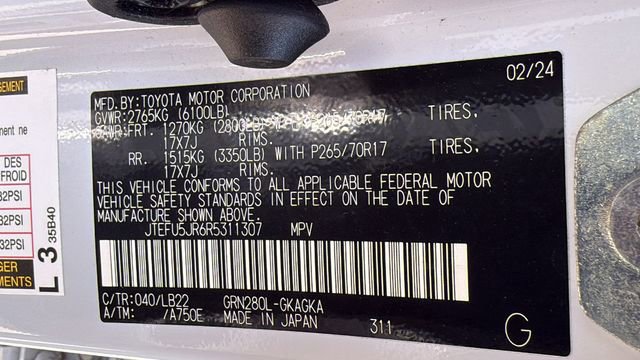 Certified 2024 Toyota 4Runner SR5 Premium w/ Moonroof Package image 25