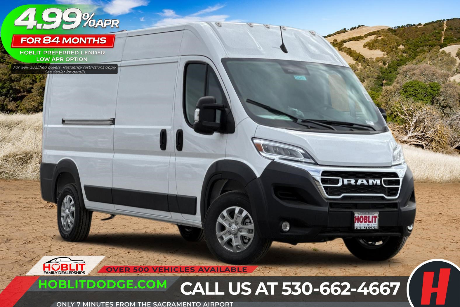 New 2026 RAM ProMaster 2500 w/ Quick Order Package 22G SLT image 1