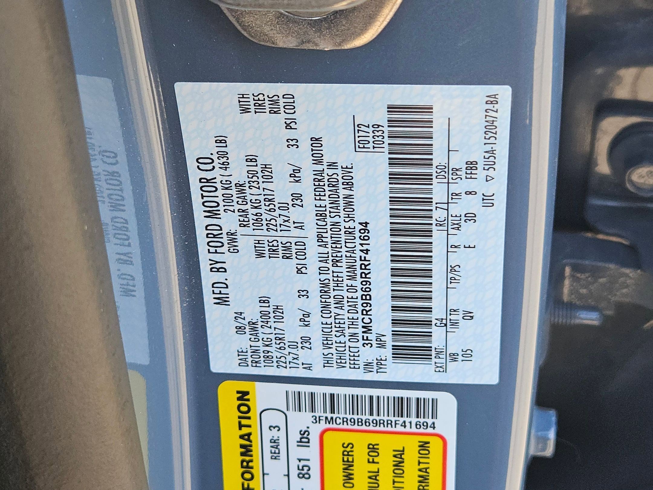 Used 2024 Ford Bronco Sport Big Bend image 23