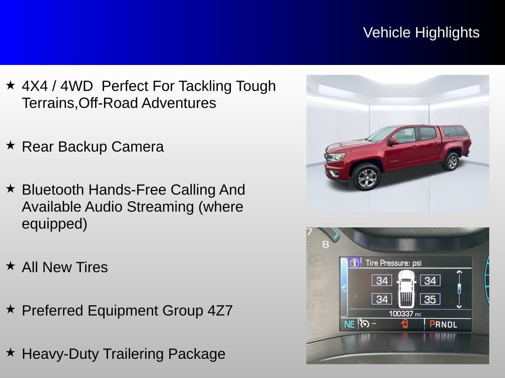 Used 2018 Chevrolet Colorado Z71 AWD/4WD image 4