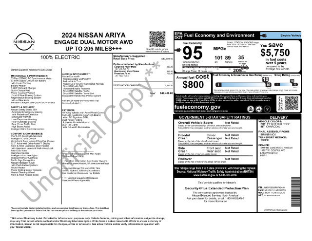 Certified 2024 Nissan Ariya AWD image 6