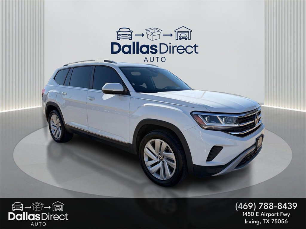 Used 2021 Volkswagen Atlas SEL w/ MDO Package (Bench Seat)