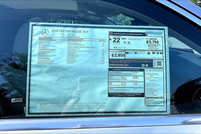 New 2026 Mercedes-Benz GLE 350 4MATIC image 17