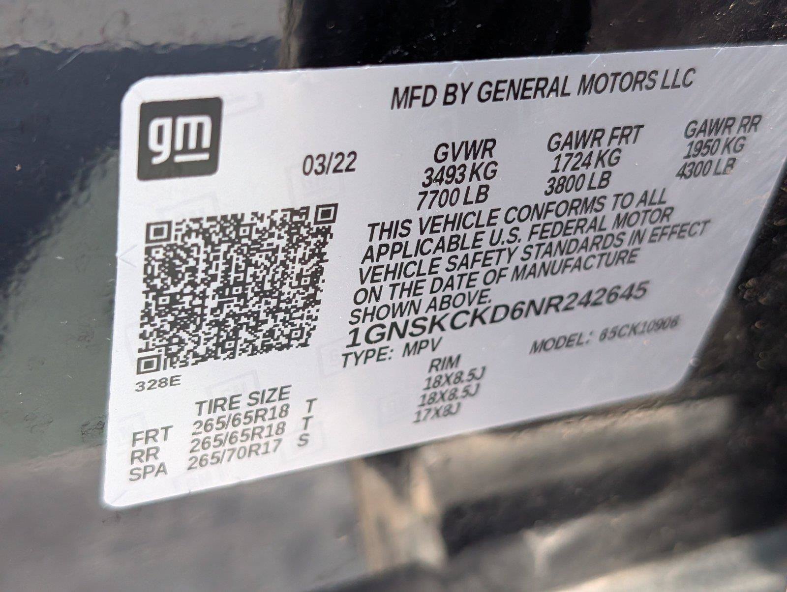 Used 2022 Chevrolet Suburban LT AWD/4WD image 40