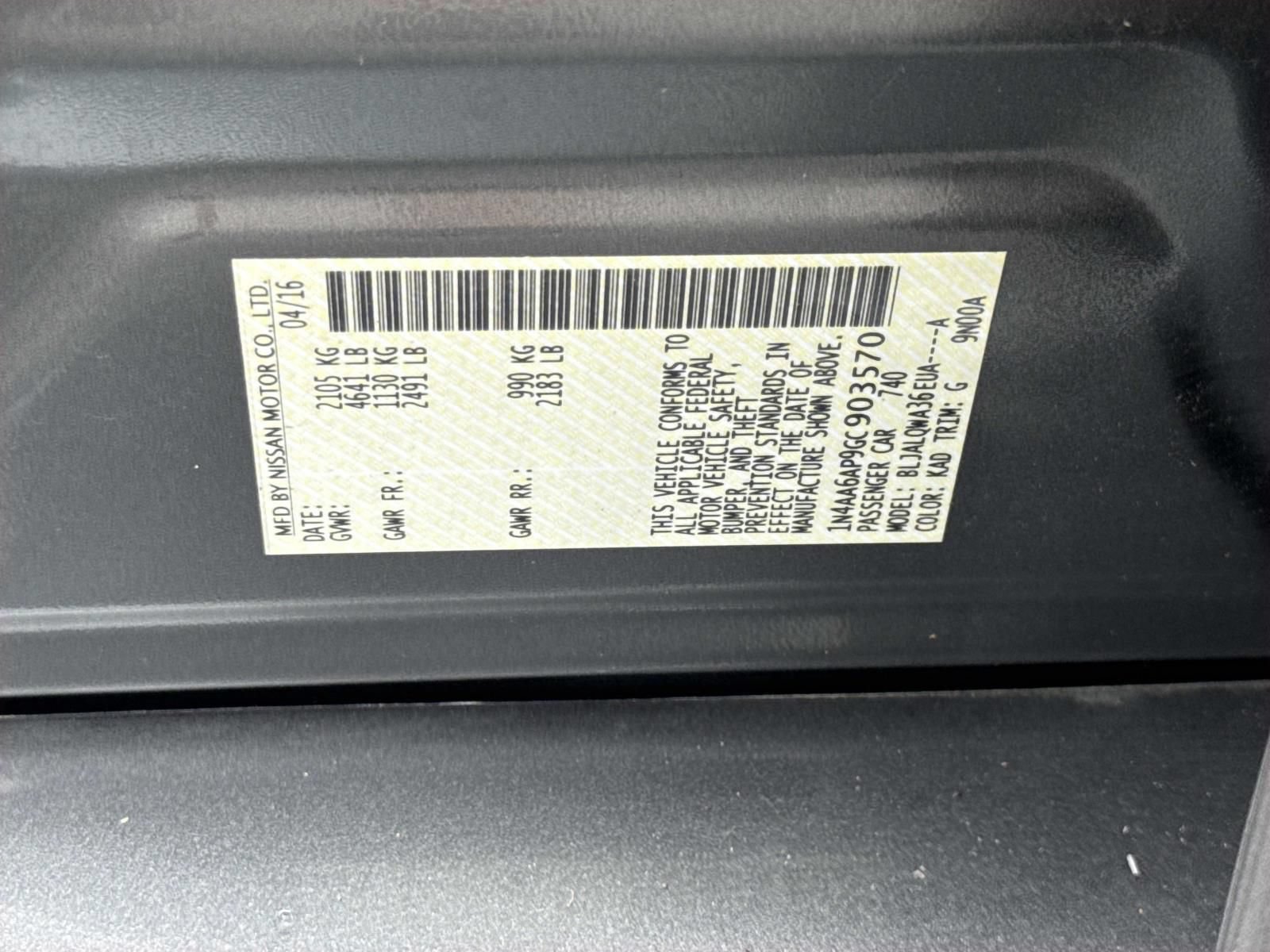 Used 2016 Nissan Maxima 3.5 S FWD image 30