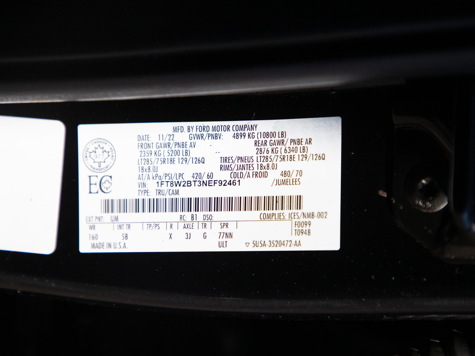 Used 2022 Ford F250 Lariat w/ Tremor Off-Road Package image 30