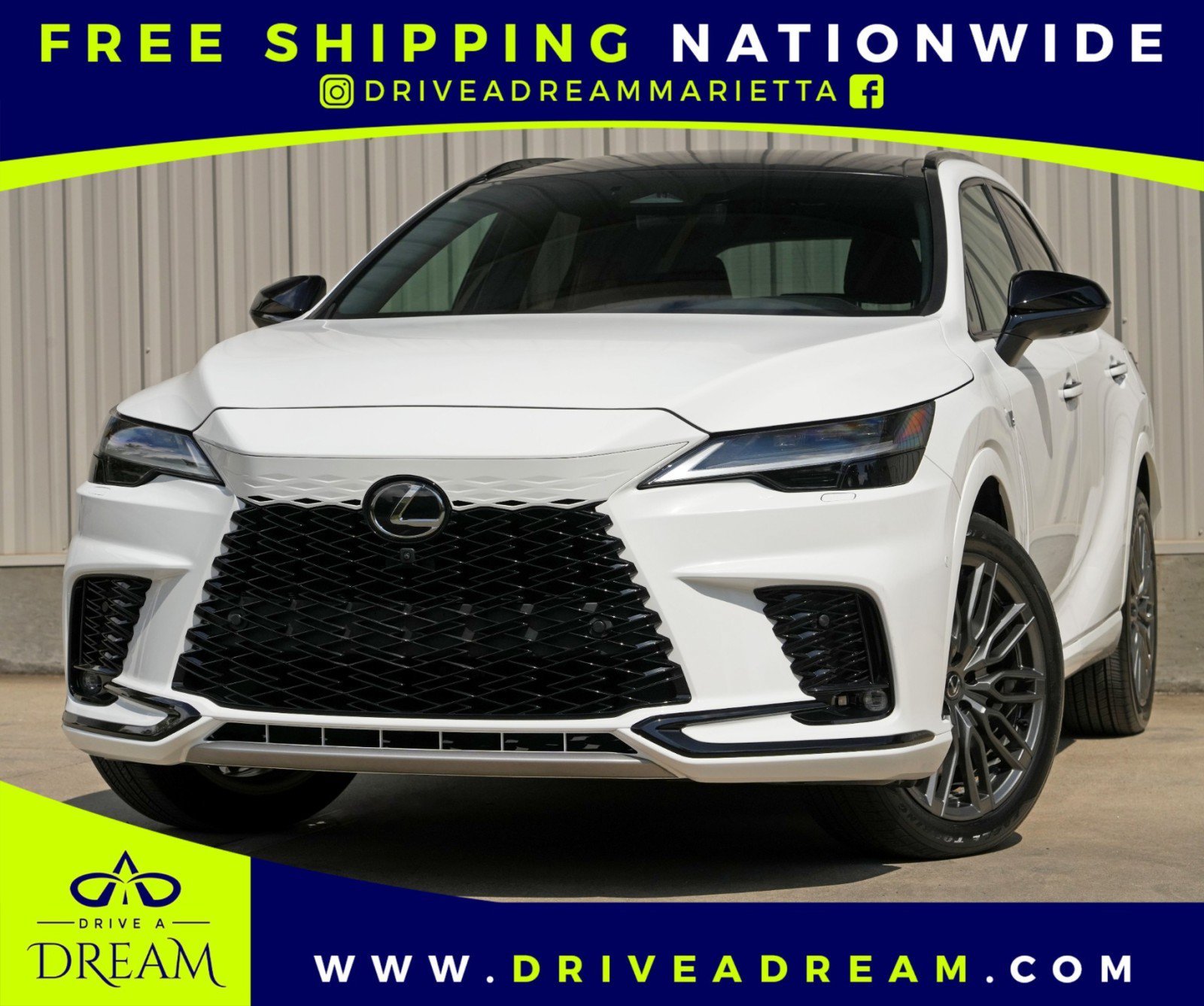 Used 2023 Lexus RX 500h F Sport AWD/4WD image 1
