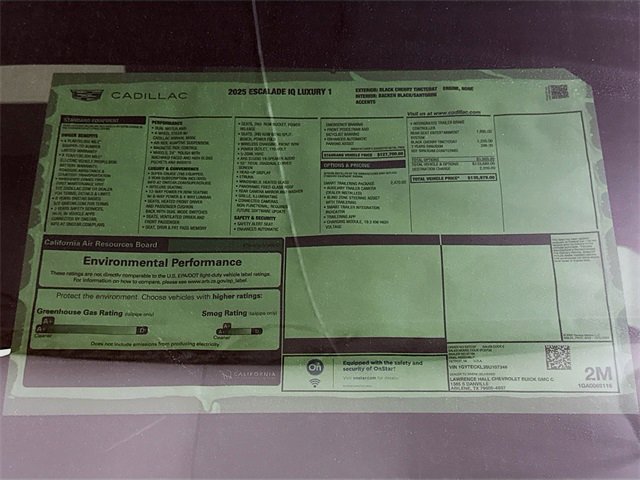 New 2025 Cadillac Escalade IQ Luxury 1 w/ Smart Trailering package image 20