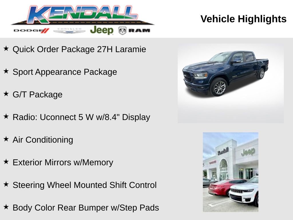 Used 2022 RAM 1500 Laramie w/ G/T Package RWD image 3