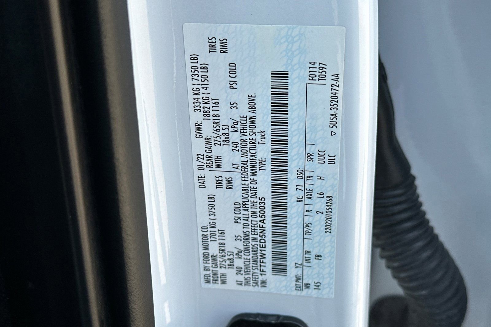 Used 2022 Ford F150 XLT w/ Equipment Group 302A High image 29