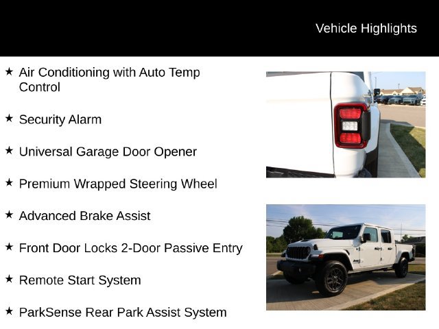 New 2026 Jeep Gladiator Sport AWD/4WD image 6