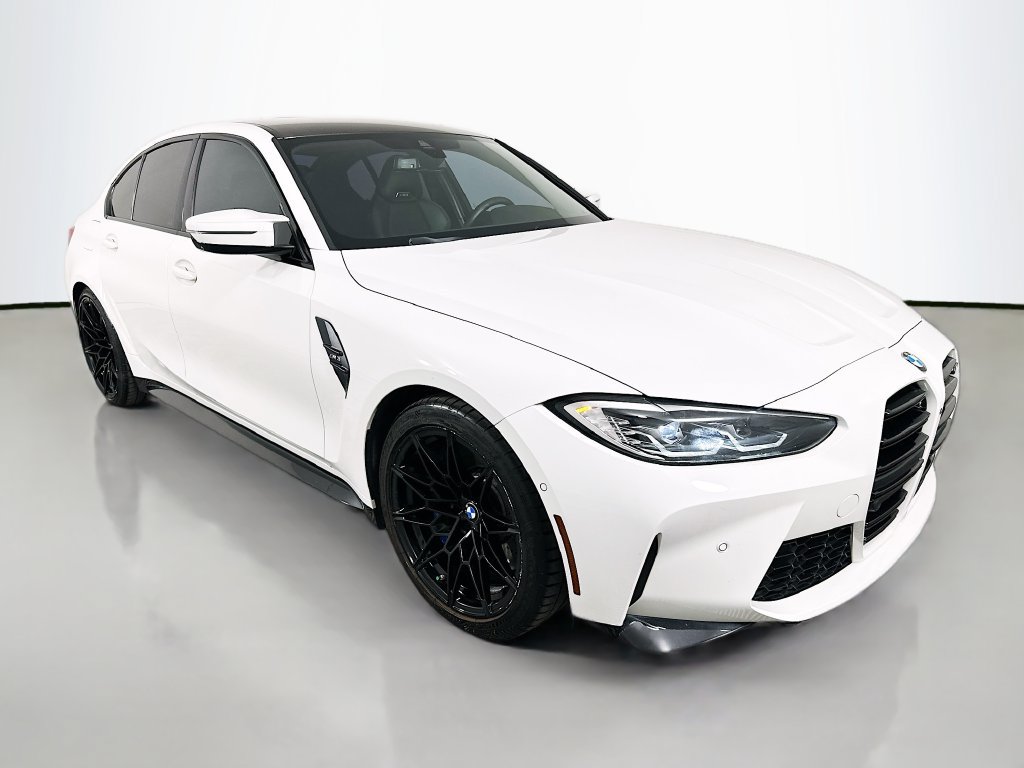 Used 2021 BMW M3 w/ Parking Assistance Package RWD image 3