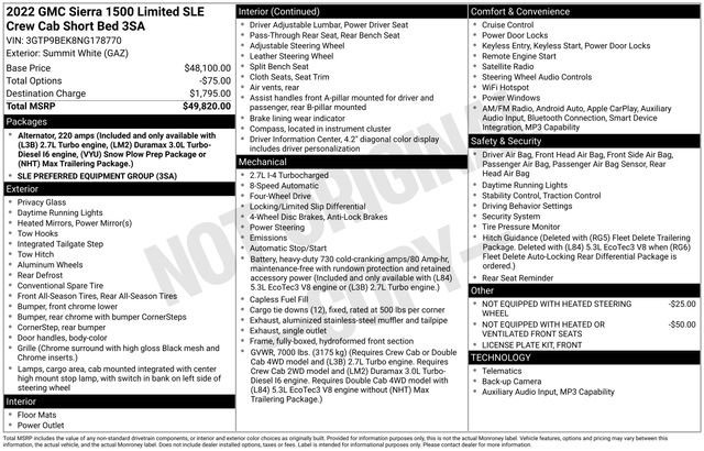 Used 2022 GMC Sierra 1500 SLE image 33