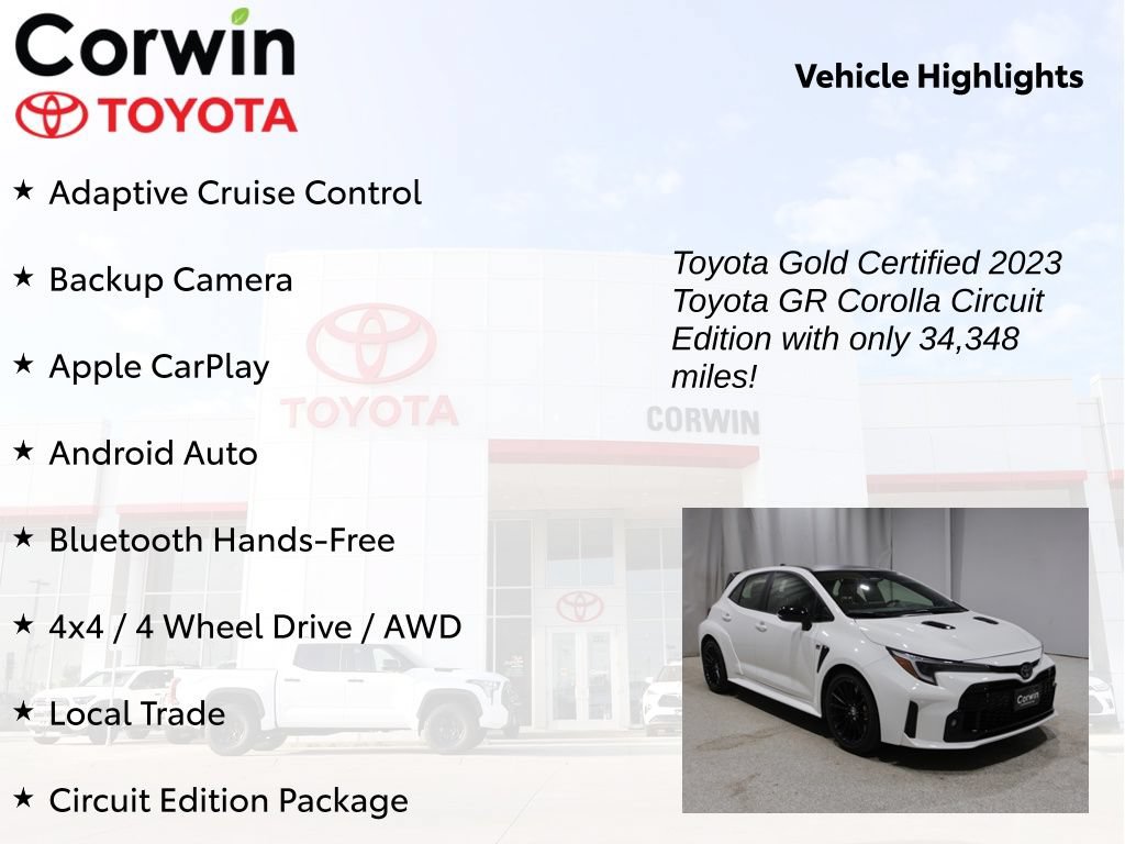 Certified 2023 Toyota Corolla GR AWD/4WD image 9