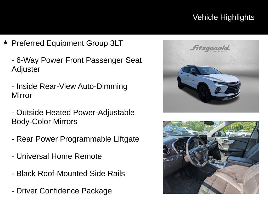 Used 2024 Chevrolet Blazer LT w/ Sound & Technology Package AWD/4WD image 9