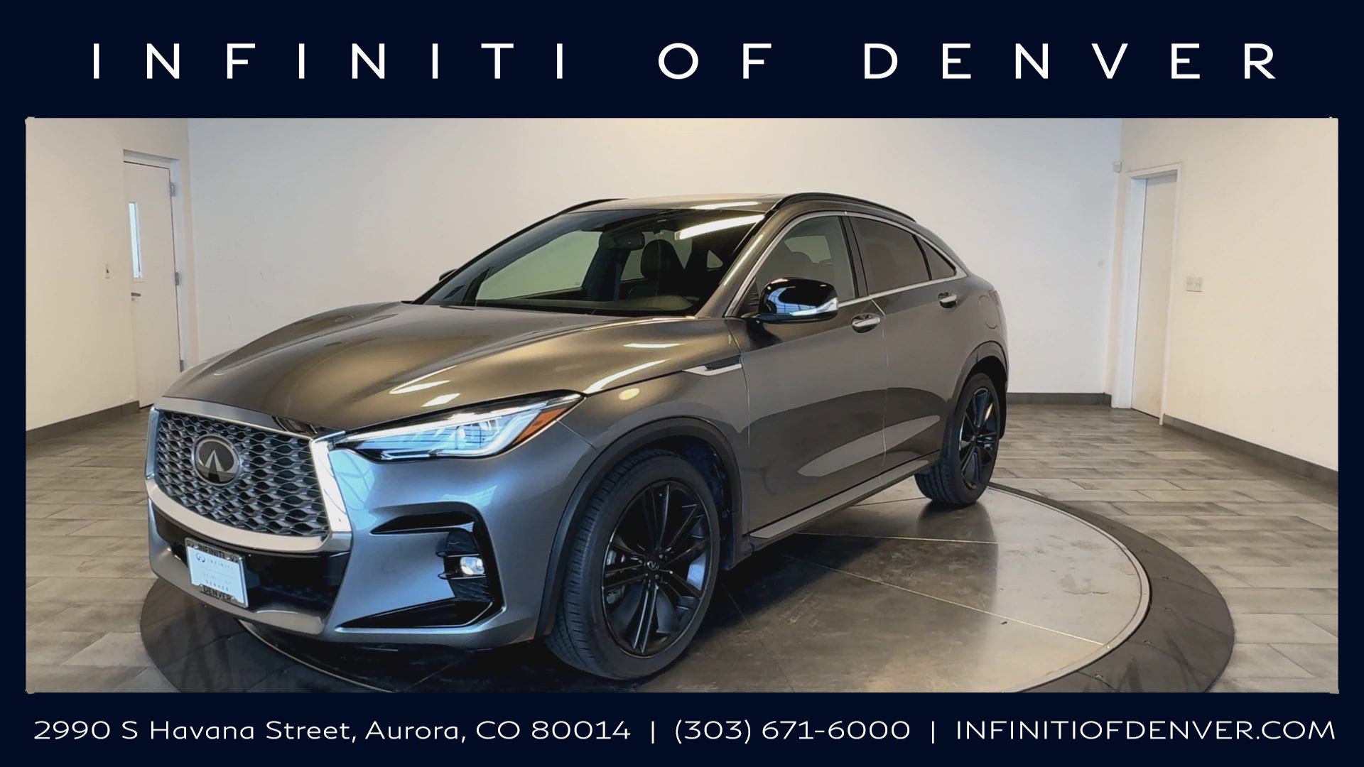 Certified 2022 INFINITI QX55 Luxe w/ Cargo Package