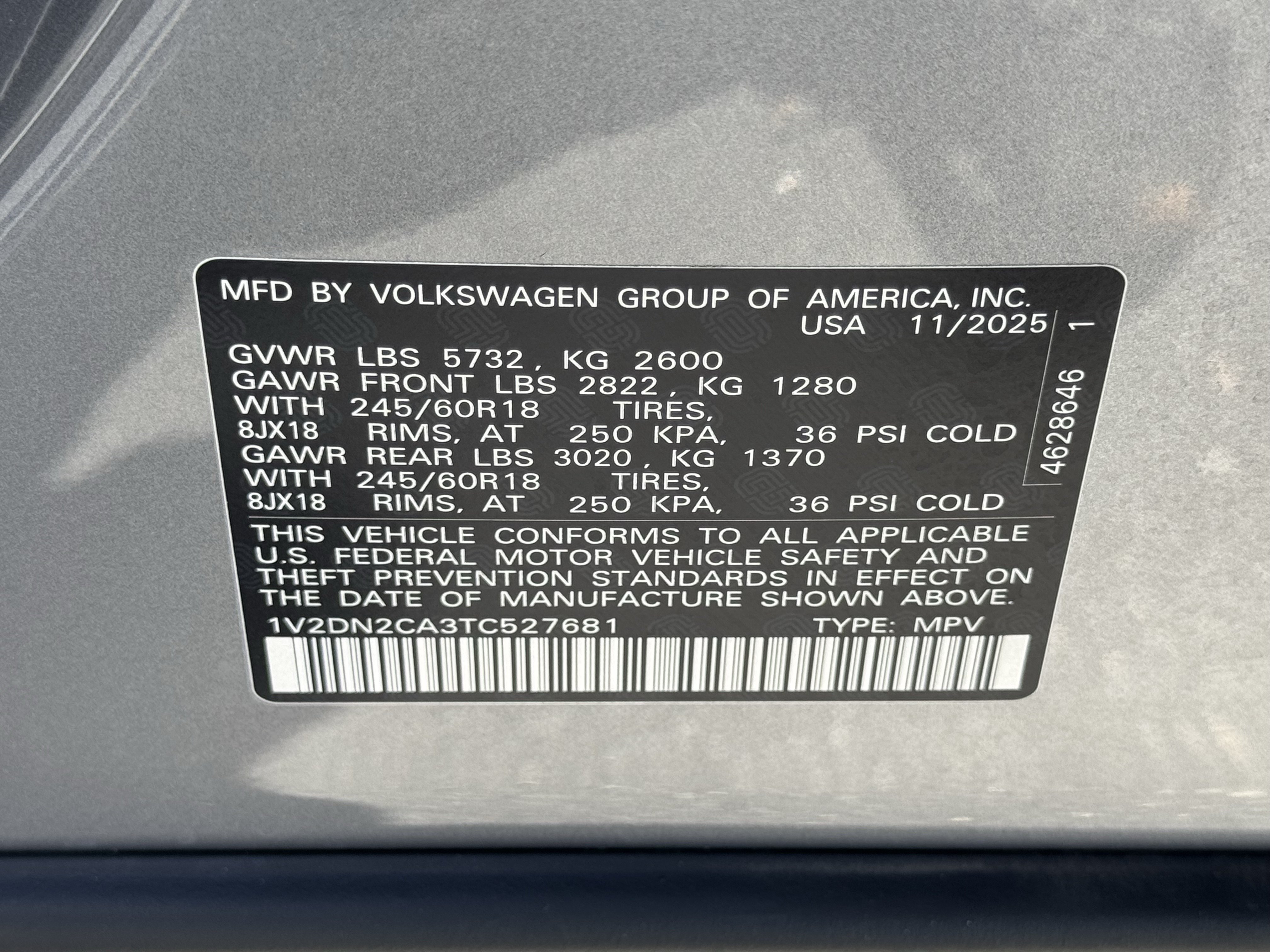 Used 2026 Volkswagen Atlas SE FWD image 38