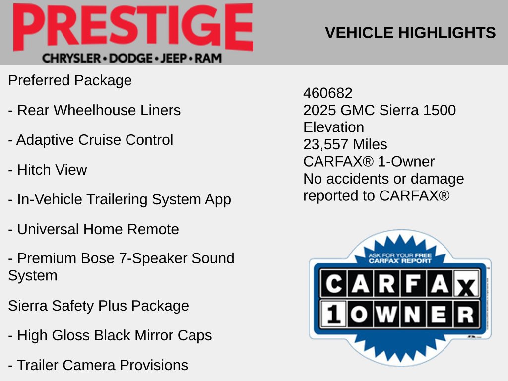 Used 2025 GMC Sierra 1500 Elevation AWD/4WD image 10