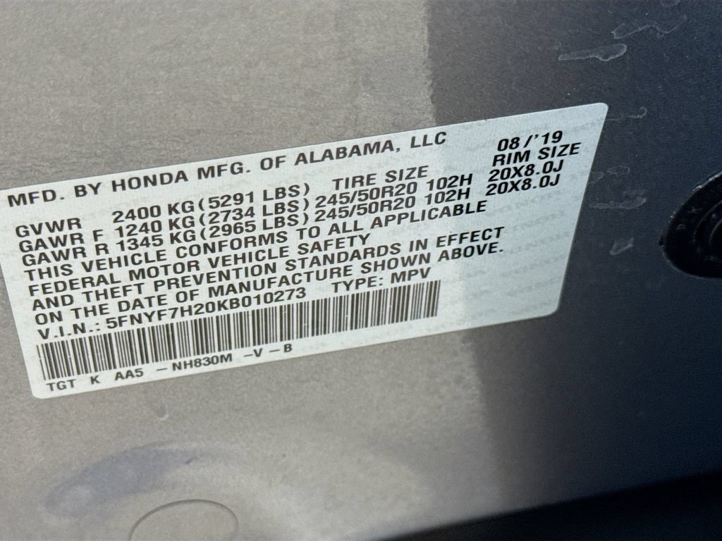 Used 2019 Honda Passport Sport image 27