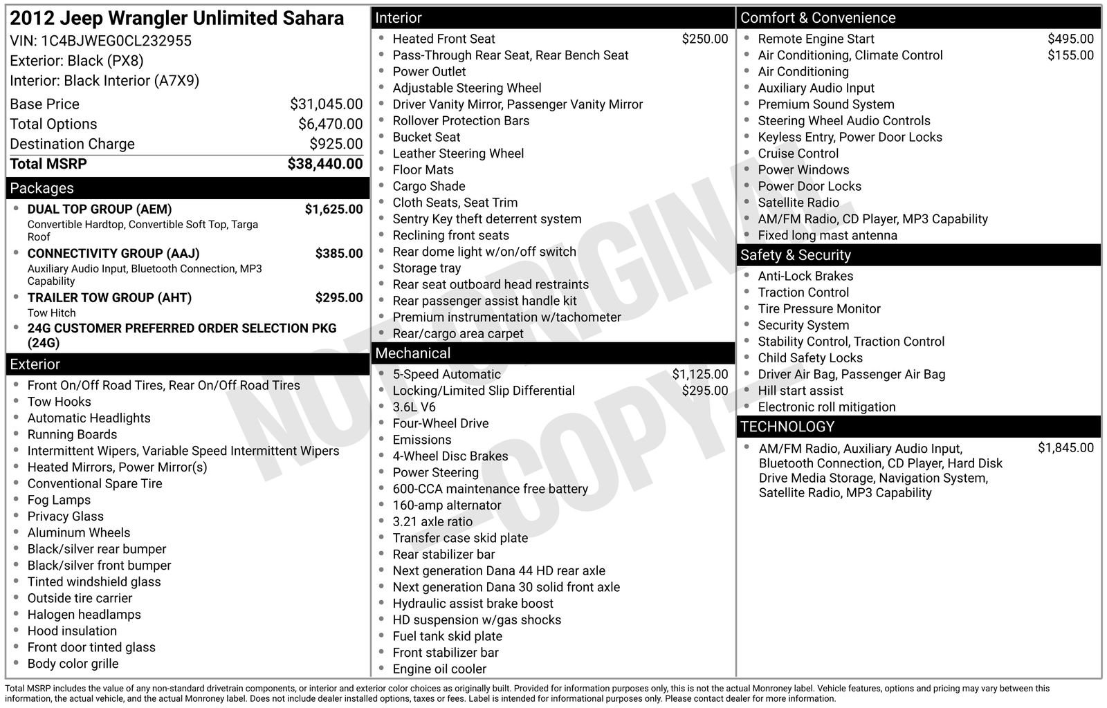 Used 2012 Jeep Wrangler Unlimited Sahara w/ Dual Top Group image 26