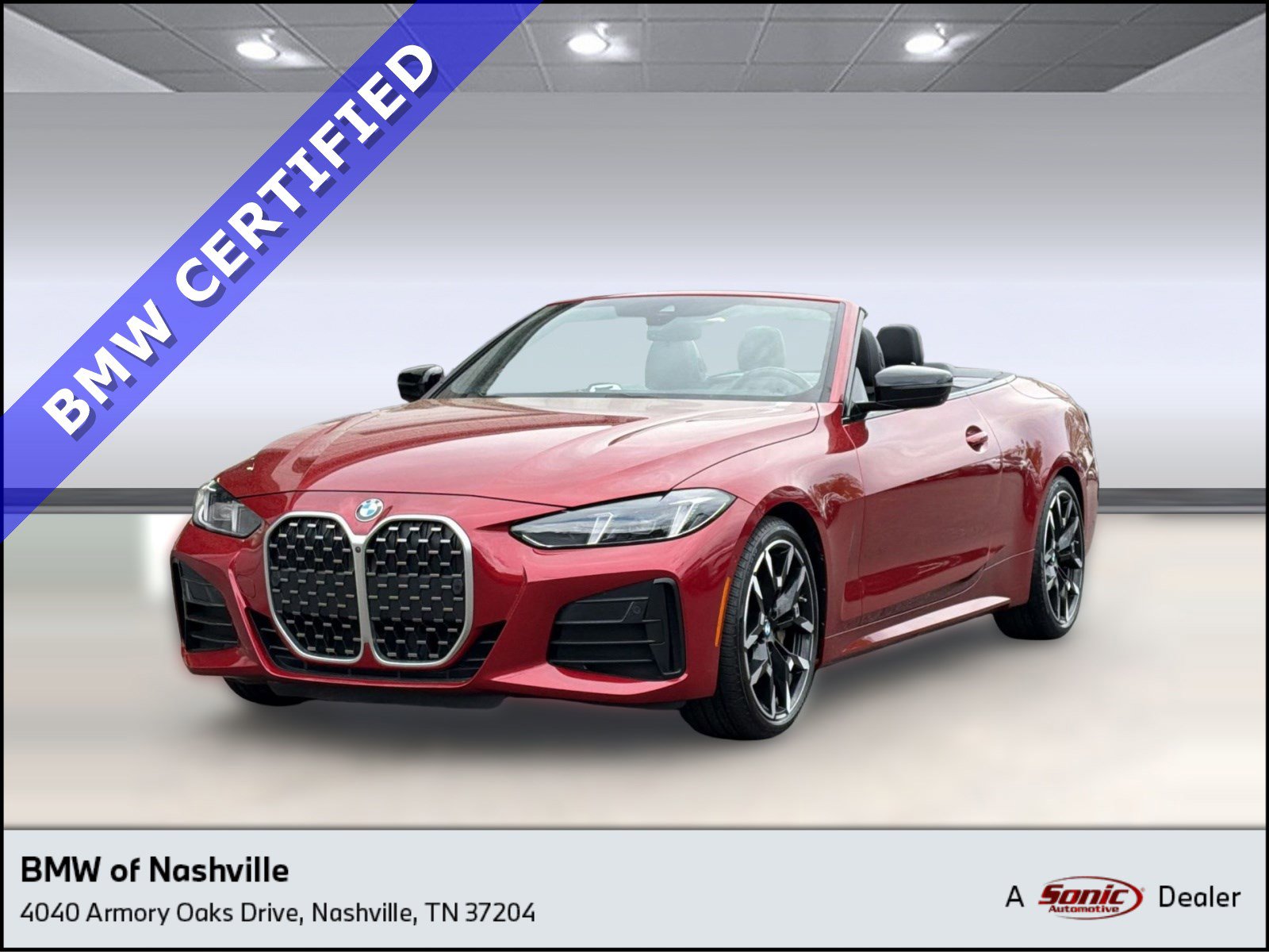 Certified 2025 BMW 430i Convertible RWD image 1