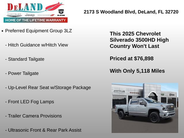 Used 2025 Chevrolet Silverado 3500 High Country w/ High Country Premium Package image 31
